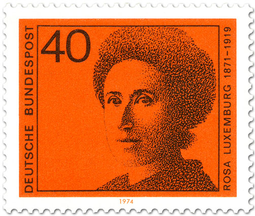 Briefmarke Rosa Luxemburg von 1974